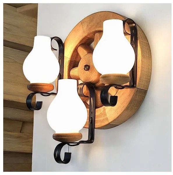 Brilagi - Applique ROATA APLICA 3xE14/40W/230V faggio