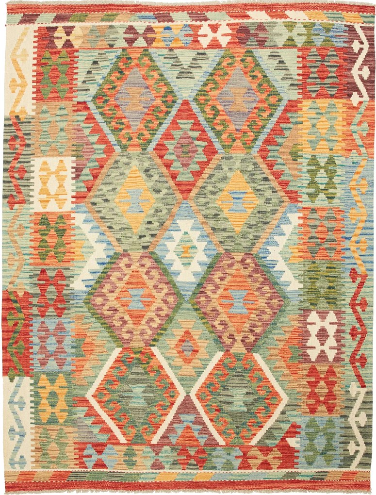 Kilim Tappeto 160 x 200 (Pakistan) Tessuto A Mano