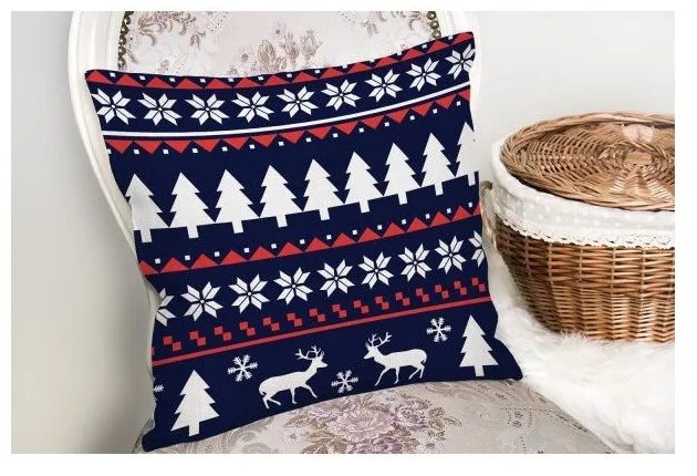 Federa con motivo natalizio 43x43 cm - Mila Home