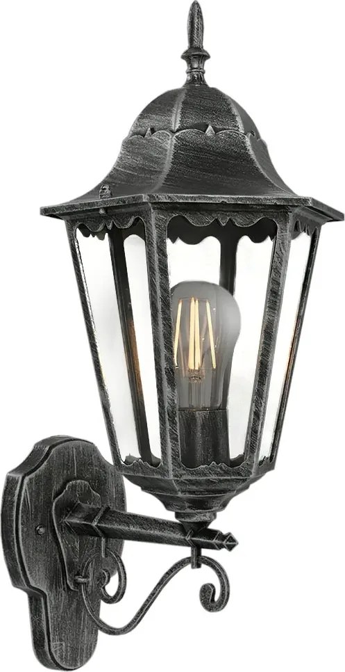 Applique da Esterno Vintage E27 IP54 Spazzolato - Serie Puccini A
