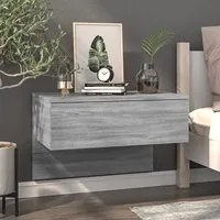 Comodino a Muro Grigio Sonoma cod mxl 30158