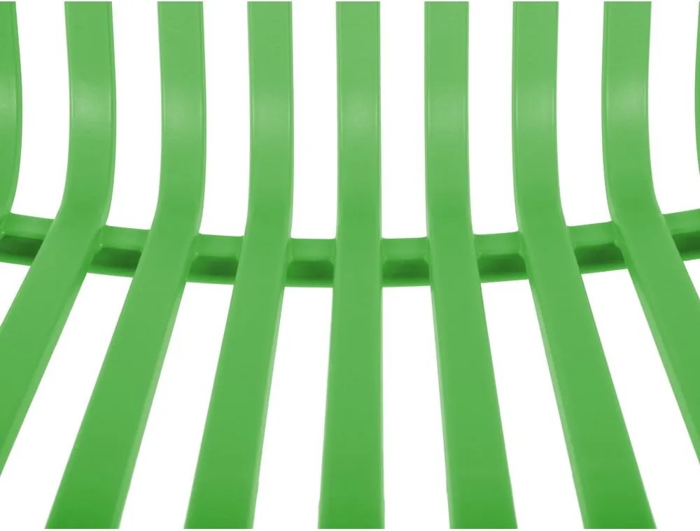 Sedia da pranzo verde in plastica Glee – Leitmotiv