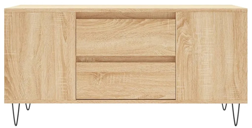 Tavolino Salotto Rovere Sonoma 102x44,5x50 cm Legno Multistrato