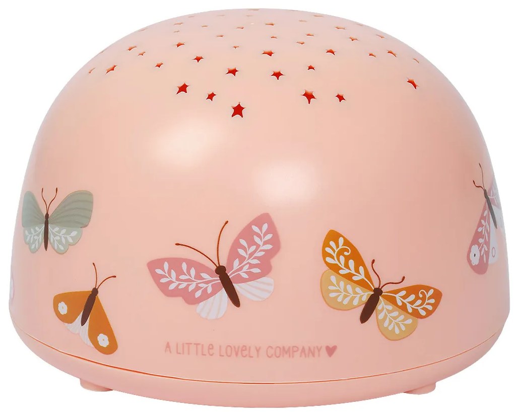 A Little Lovely Company - lampada con proiettore - farfalle