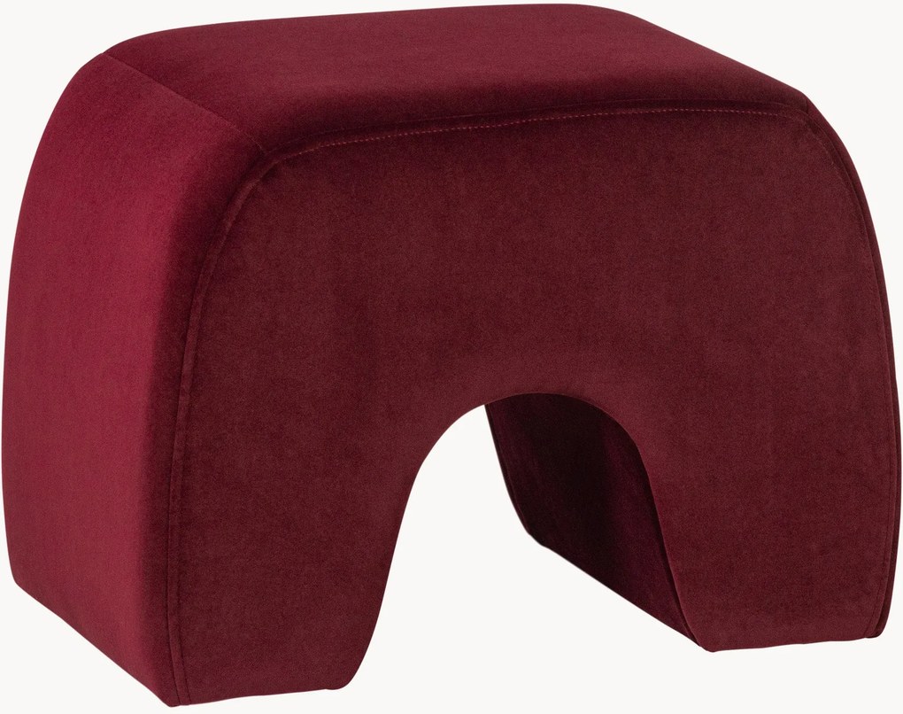Pouf in velluto Lucen