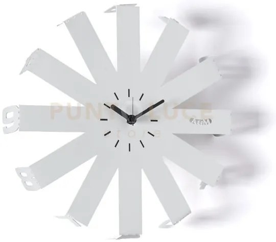 Orologio da parete di design lumor bianco marmo,nero