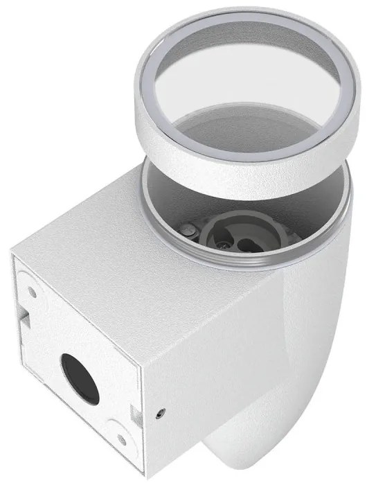 Applique da Parete a Cono per esterni, IP65 GU10 - Bianca Colore del corpo Bianco