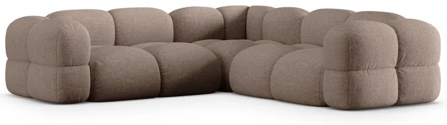 Divano angolare marrone Loretto – Cosmopolitan Design