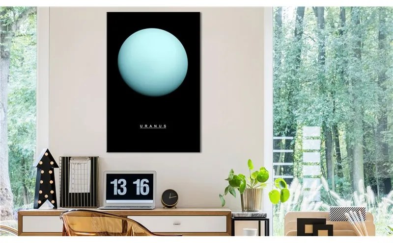 Quadro  Uranus (1 Part) Vertical  Colore Bianco, Dimensioni e Misure 40x60