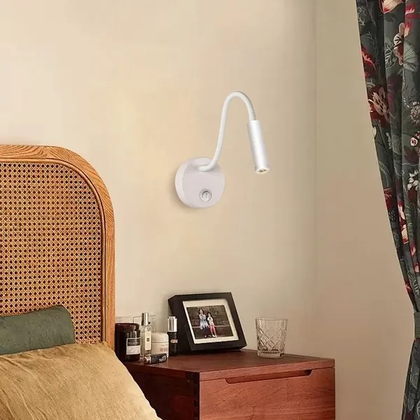 Brilagi - LED Lampada flessibile da muro MAYA LED/3W/230V 4000K bianco