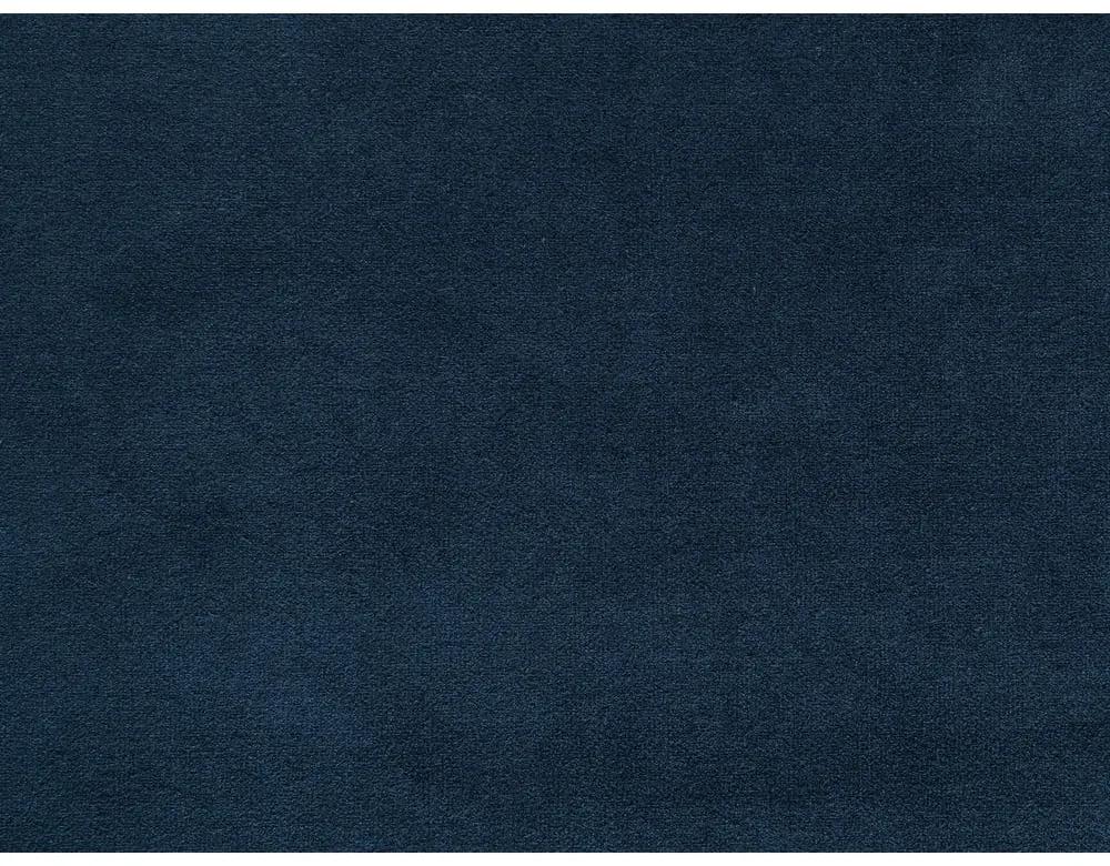 Divano letto angolare in velluto blu scuro (angolo sinistro) Sweet Harmony - Miuform
