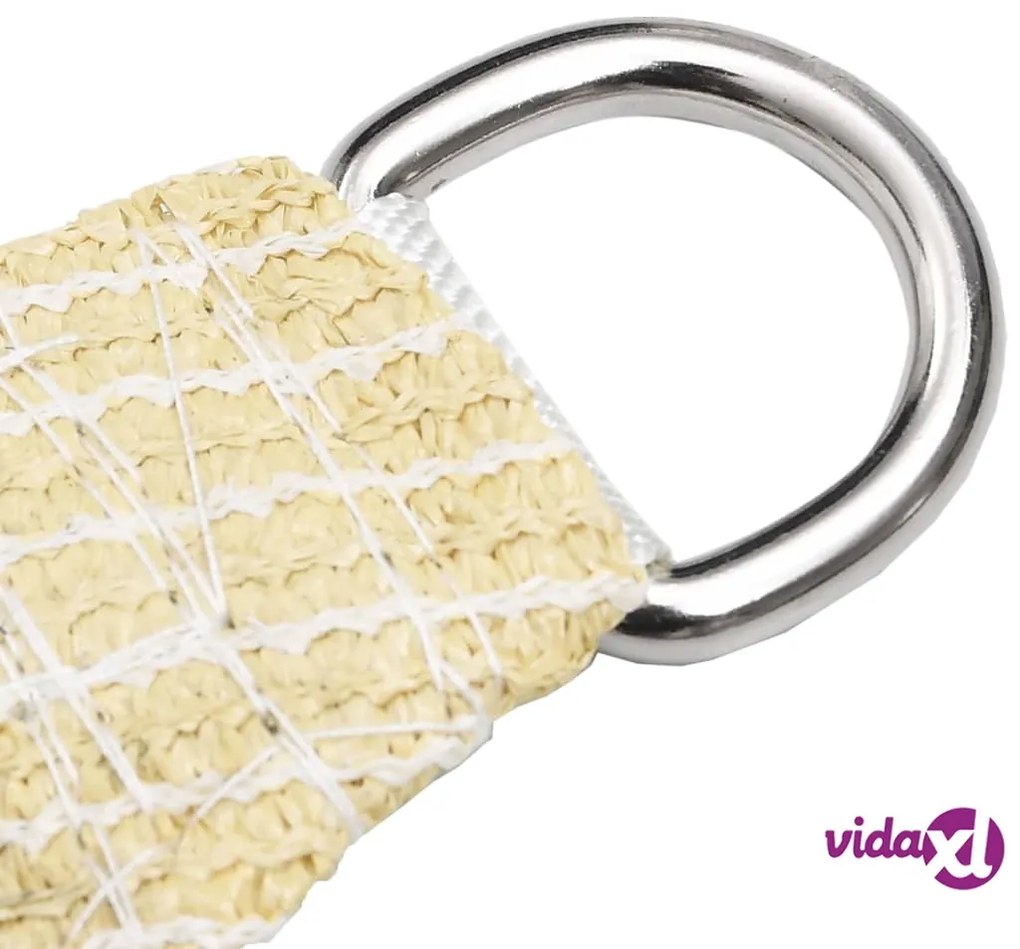 vidaXL Vela Parasole 160 g/m² Beige 2x3,5 m in HDPE