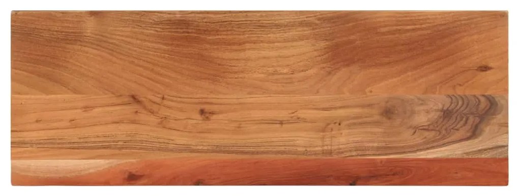 Piano per tavolo 90x40x2,5cm rettangolare legno massello acacia