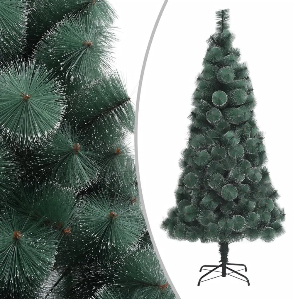 Albero Di Natale Artificiale Con Supporto Verde 150 Cm Pet /