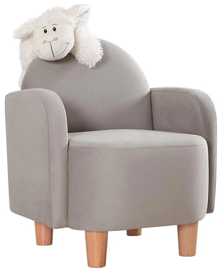 Poltroncina per bambini DORY grigia