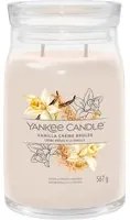 Vanilla Creme Brûlée, candela in giara grande Yankee Candle