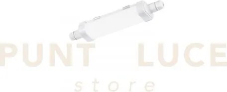 Plafoniera led stagna artic bianca 9w 1200lm 4000k ip65 30x6,8x4,3cm