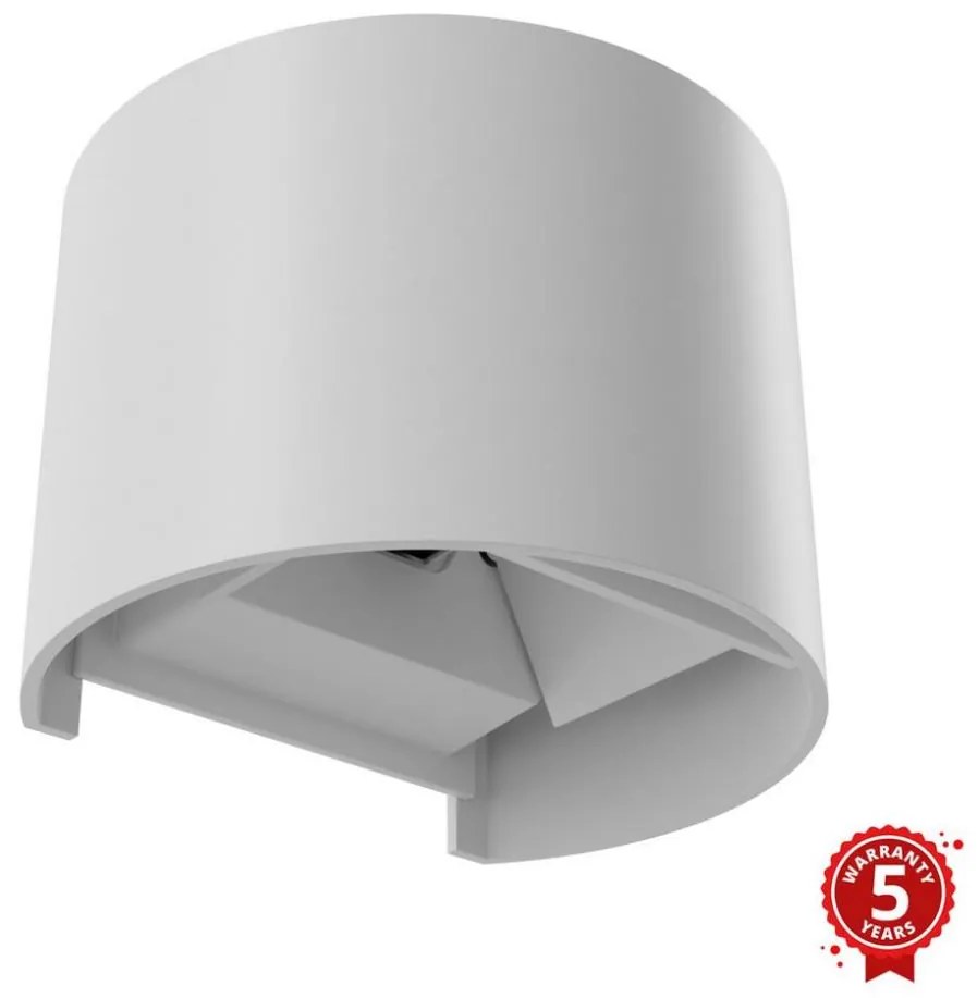 APLED - Applique a LED da esterno OVAL 2xLED/3W/230V IP65