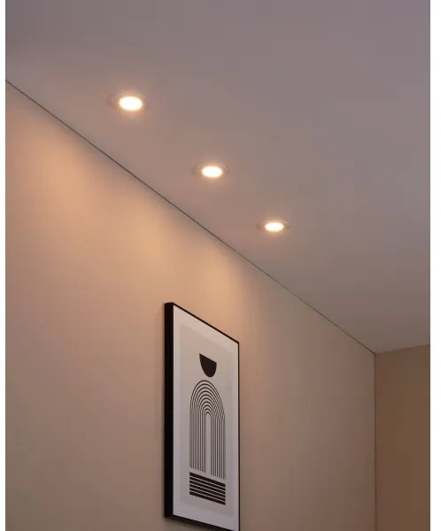 Eglo 31741 - SET 3xLED Lampada dimmerabile FUEVA-Z LED/2,8W/230V IP44 bianco