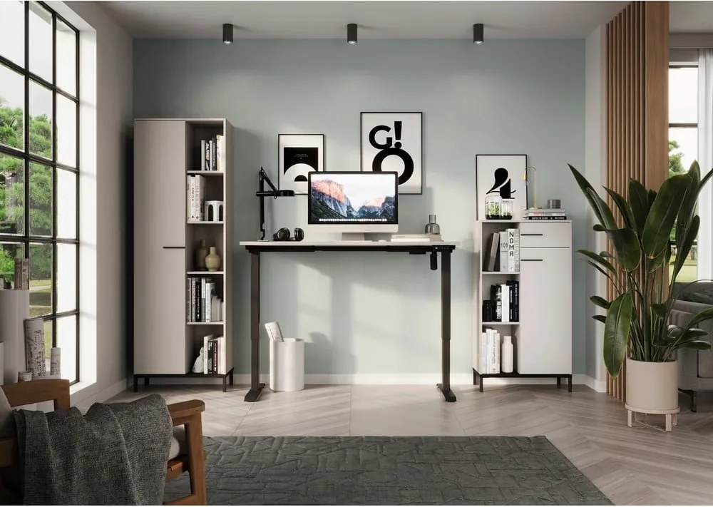 Libreria color crema 64x190x34 cm Rovigo – Germania