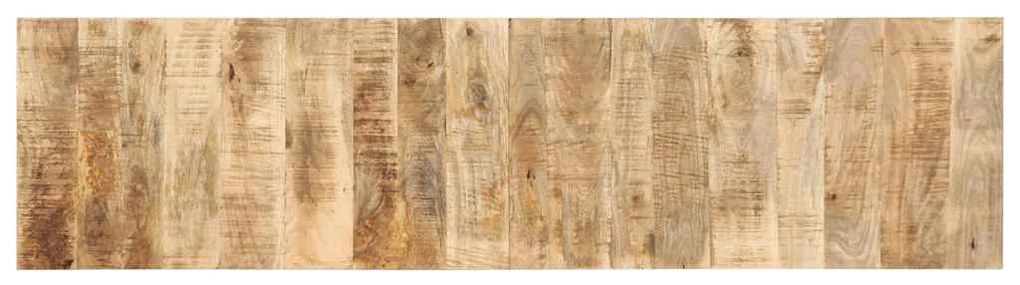 Testiera 200 Cm İn Legno Massello Di Mango Grezzo /