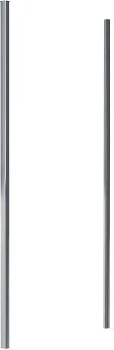 Lato fisso per box doccia Slimline L 70 x H 195cm, Sp. 6 mm vetro vetro senza finitura / trasparente profilo in alluminio argento anodizzato
