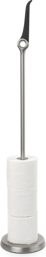 Porta carta igienica in acciaio, argento lucido Tucan - Umbra