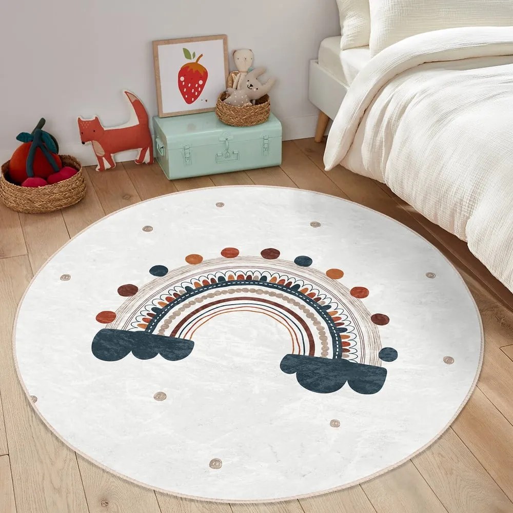 Tappeto per bambini crema ø 120 cm Comfort - Mila Home