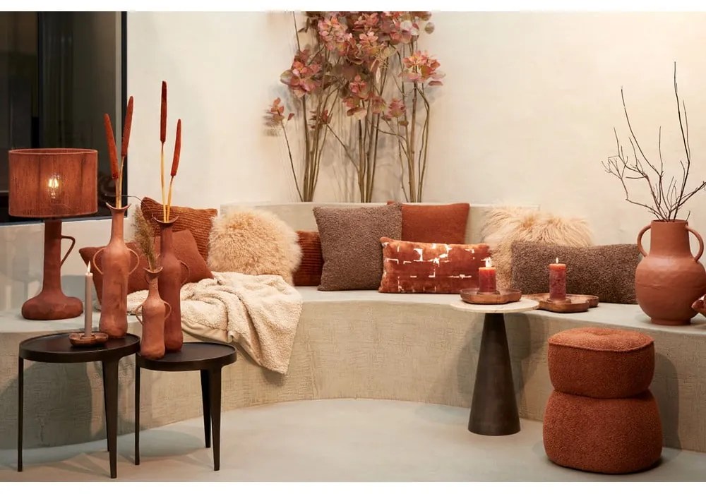 Tavolo rotondo in metallo ø 43 cm Tobias - Light &amp; Living