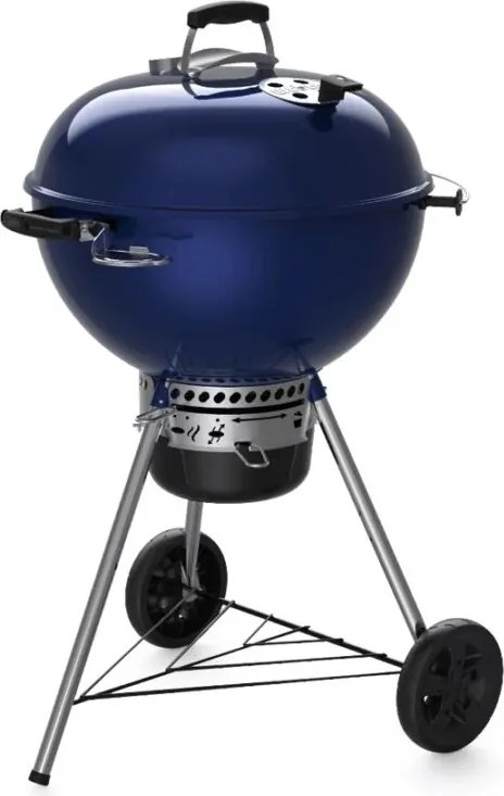 Weber - barbecue a carbone 'master-touch gbs c-5750' blu con griglia 57 cm