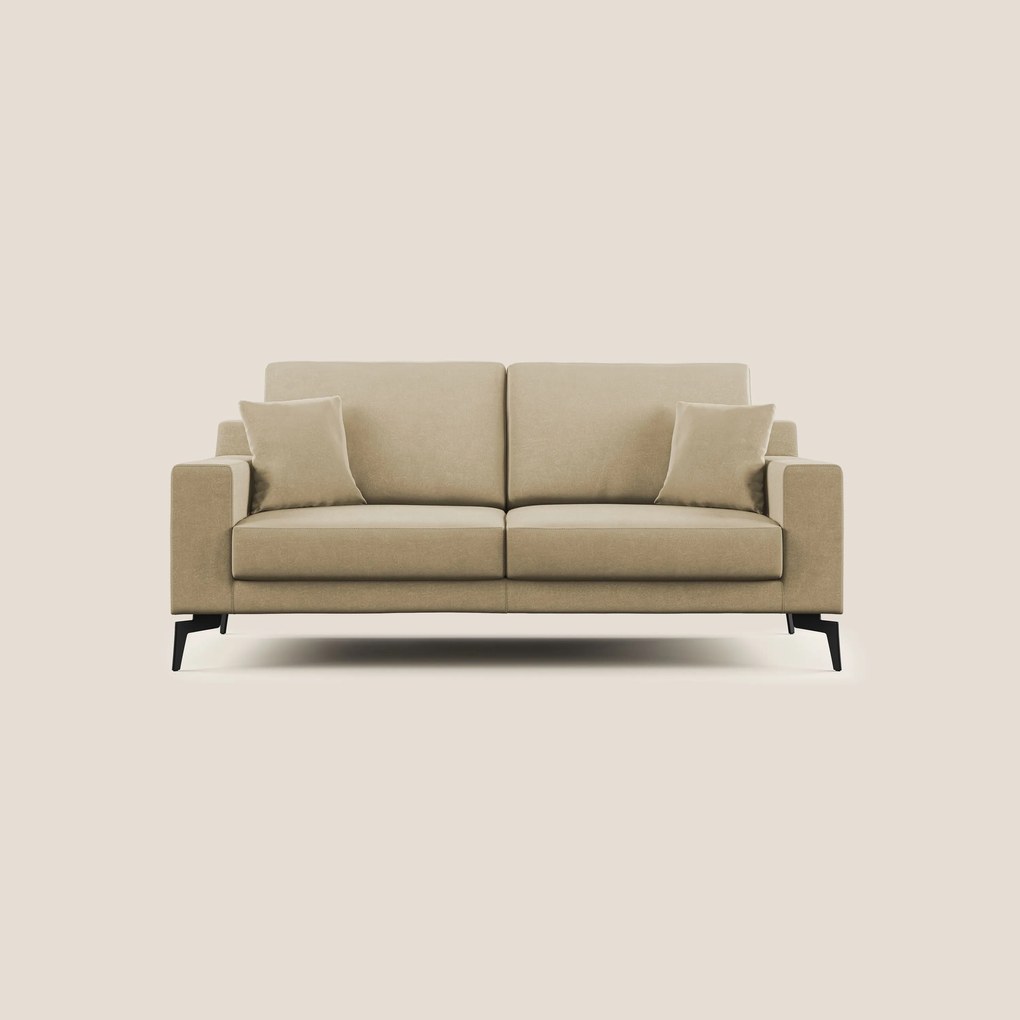 Prestige divano moderno in microfibra smacchiabile T11 beige