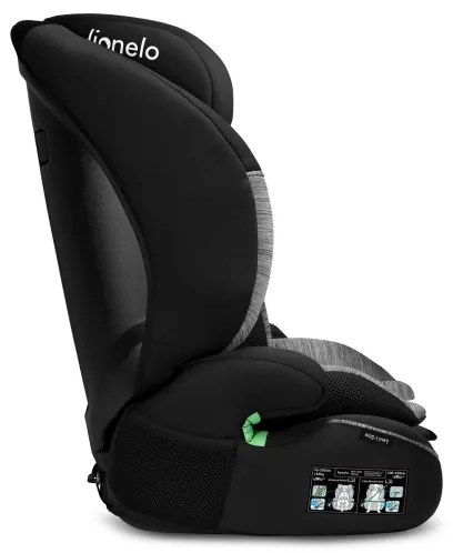 Seggiolino auto Lionelo LEVI i-Size 76-150 cm - Nero Grigio