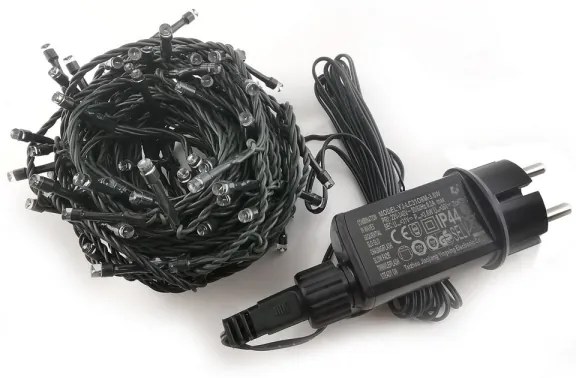 Catena di Natale LED da esterno 100xLED/8 funzioni 13m IP44 bianco giorno