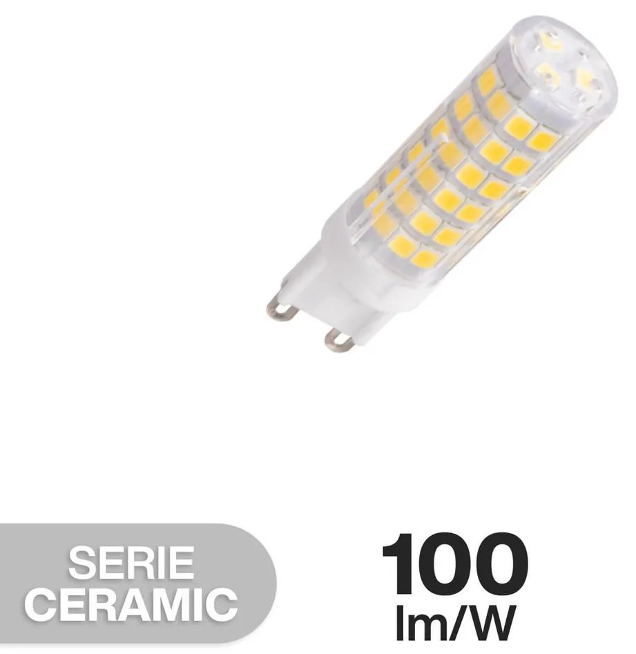 Lampada LED G9 6W Ceramic 100lm/W  - Premium Colore Bianco Freddo 6.000K
