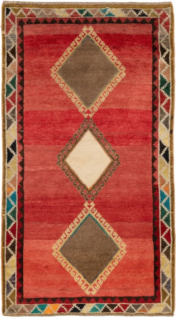 Gabbeh Tappeto 110x190 (Iran) Annodato A Mano