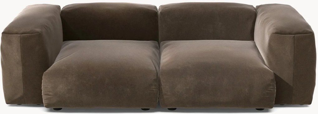 Divano componibile 2 posti in velluto Vetsak