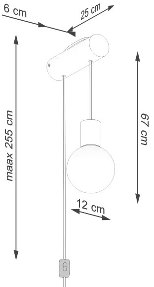Sollux SL.1645 - Applique NIBMI 1xG9/8W/230V faggio