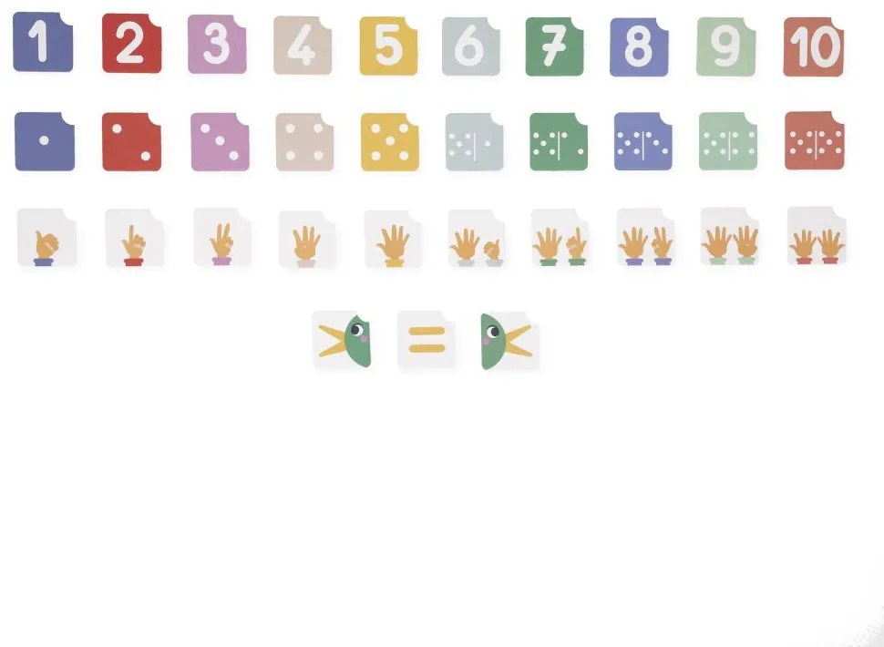 Gioco educativo per bambini - Composizione e confronto di quantità - Giardino