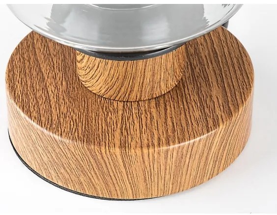 Rabalux 74120 - Lampada da tavolo TANNO 1xE27/25W/230V rovere