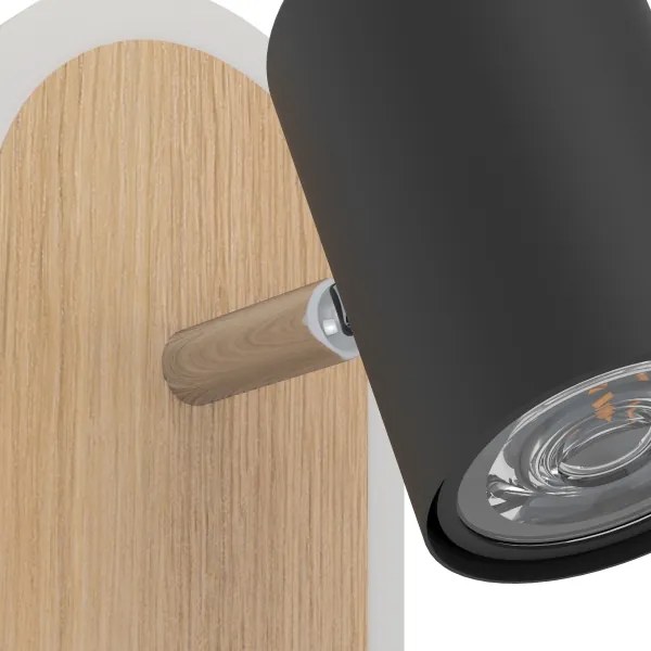 Eglo 901631 - Faretto da parete LED RIMBOCCHI LED/7W/230V marrone/nero