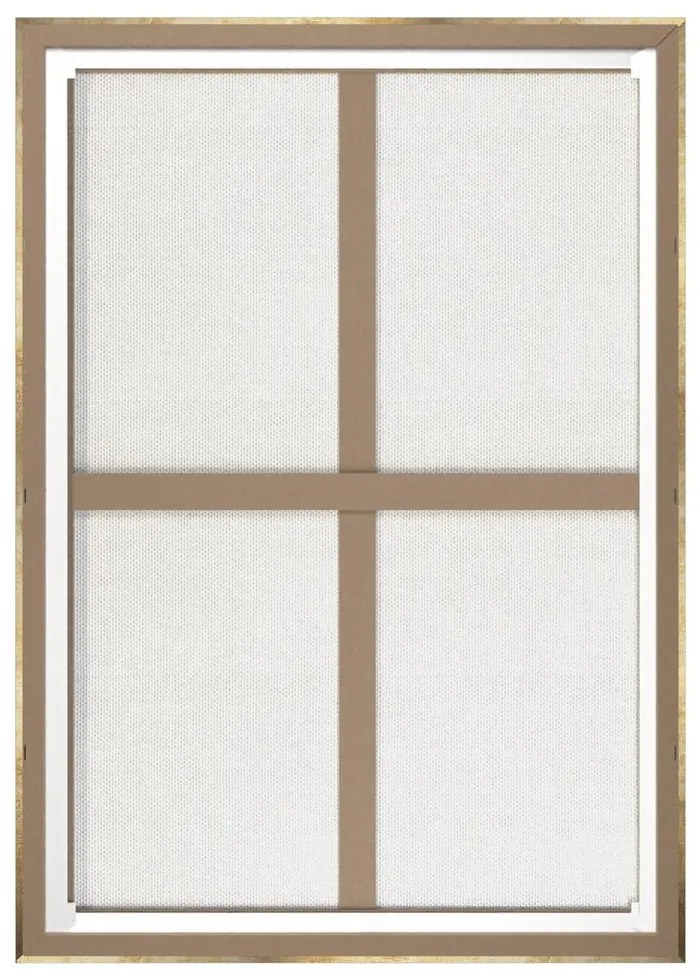 Quadro con elementi dipinti a mano 70x100 cm Mary - Styler