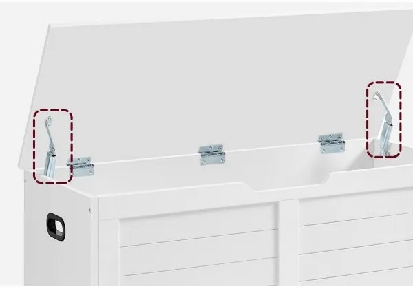 Cassapanca TOVIAN bianca