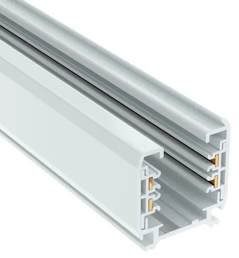 Binario Elettrificato Trifase Bianco Variante Lunghezza Profilo 2 metro