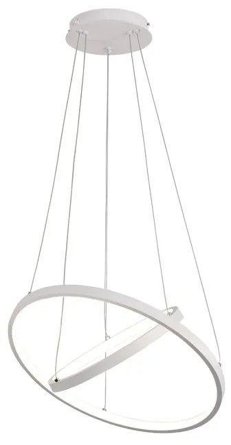 Lampadario LED moderno PLANETARIA bianco Ø45cm, luce naturale 3000 lumen