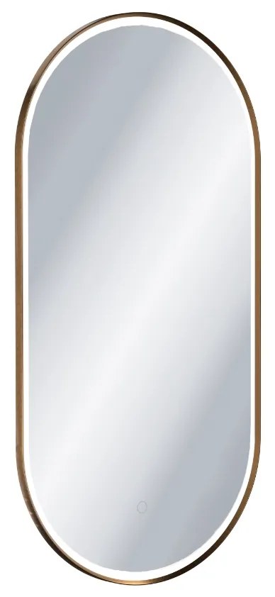 Excellent Corido specchio 50x100 cm ovale con illuminazione con tappetino riscaldante DOEX.CO100.050.CB