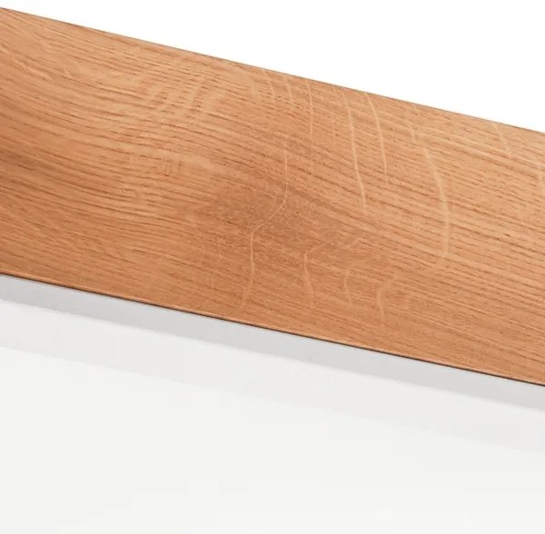 Plafoniera OAK SQUARE 4xE27/15W/230V 48x48 cm quercia/bianco