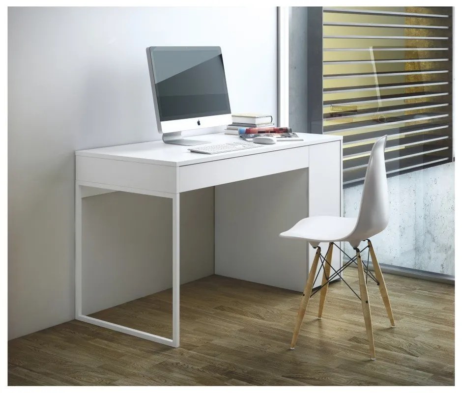 Tavolo da lavoro bianco Prado - TemaHome