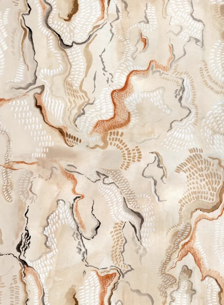 Coordonne Carta da parati Timeless Stones - Beige