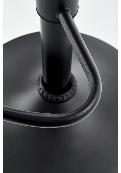 Sgabello 109x46 cm nero/marrone