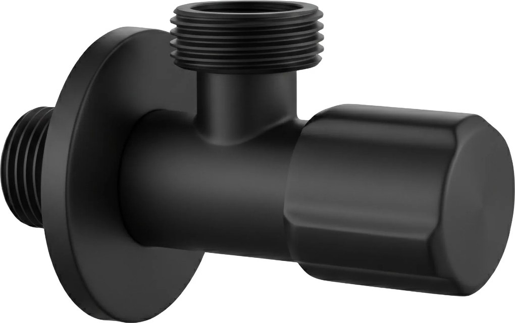Valvola ad angolo 02 1/2" x 3/4" Black